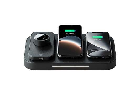 Veloq™ 3-in-1 Magnetic Wireless Charging Station for iPhone & Apple Watch